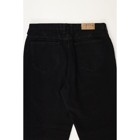 Vintage 90s Lee Riders Black Denim Tapered Jeans - Picture 5 of 7